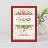 Invitation du dîner de Noël (Debout devant)