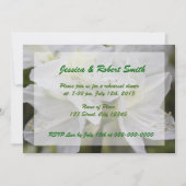 Invitation du dîner de répétition (Devant)