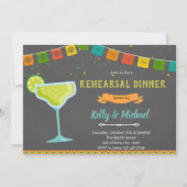 Invitation du dîner de répétition de Fiesta (Devant)