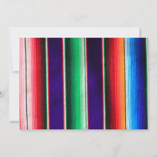 Invitation du dîner de répétition de Fiesta (Dos)