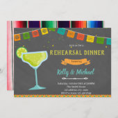 Invitation du dîner de répétition de Fiesta (Devant / Derrière)