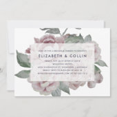 Invitation du dîner de répétition du jardin anglai (Devant)