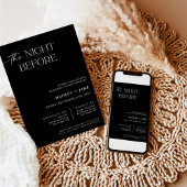 Invitation du dîner de répétition | La Nuit Avant