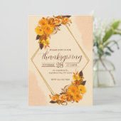 Invitation Du Dîner De Thanksgiving (Debout devant)