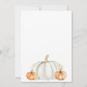 Invitation du dîner de Thanksgiving Friendsgiving (Dos)