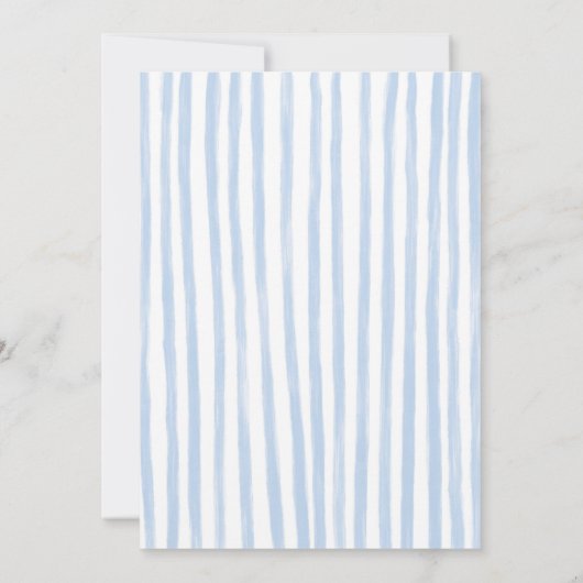 Invitation du dîner Décontracté Costal (Dos)