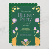 Invitation du dîner Élite (Devant / Derrière)