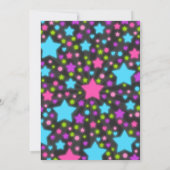 Invitation du Disco Party Invitation Glow Disco Pa (Dos)