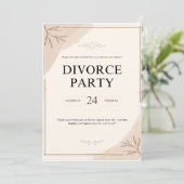 Invitation du Divorce Fun and Bold (Debout devant)