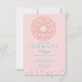 Invitation du Donut Party (Devant)