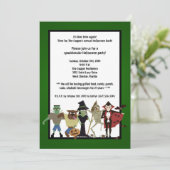Invitation du DraculaMonster Halloween Bash Party (Debout devant)