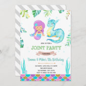 Invitation du dragon de sirène (Devant / Derrière)