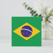 Invitation du drapeau brésilien (Debout devant)