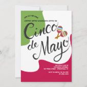 Invitation du drapeau du Cinco de Mayo (Devant)