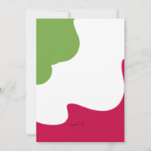 Invitation du drapeau du Cinco de Mayo (Dos)