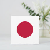 Invitation du drapeau japonais (Debout devant)