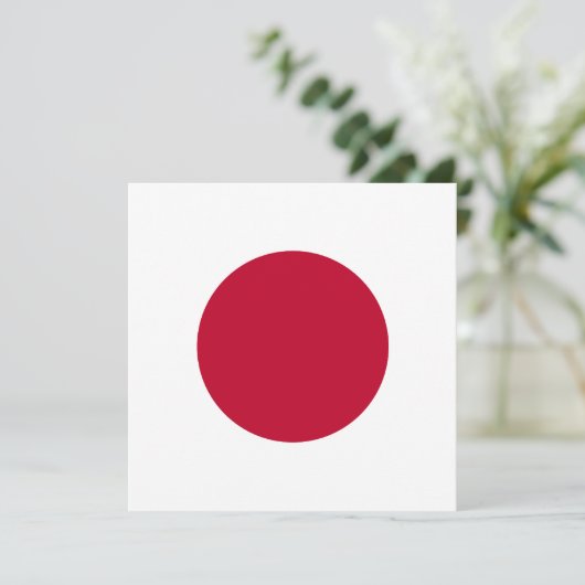 Invitation du drapeau japonais (Debout devant)