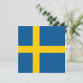 Invitation du drapeau suédois (Debout devant)