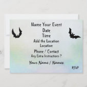 Invitation du fabuleux Vector Art Party Halloween (Dos)