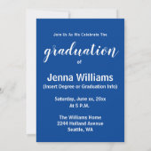 Invitation du Faire-part de la photographie (Dos)