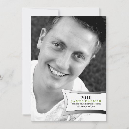 invitation du faire-part | de l'obtention du (Devant)