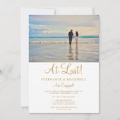 Invitation du Faire-part Fiançailles photo (Devant)