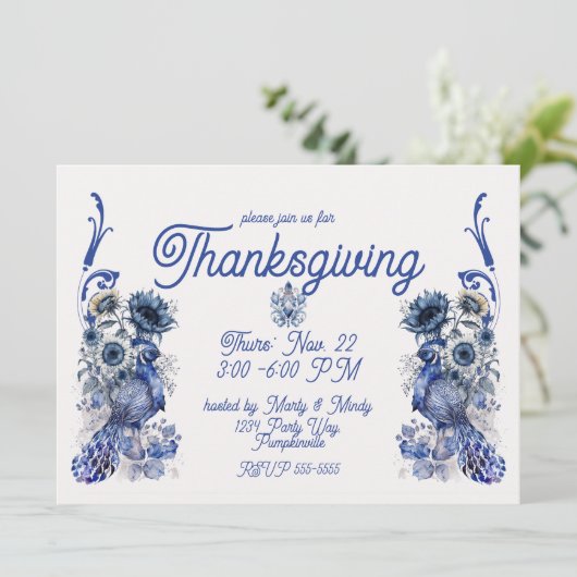 Invitation du faisan de charité Delft (Debout devant)