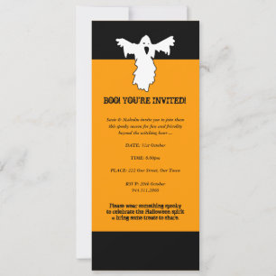Invitation du fantôme d'Halloween