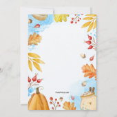 Invitation du Festival d'automne (Dos)