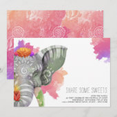 Invitation du Festival de Diwali moderne et élégan (Devant / Derrière)