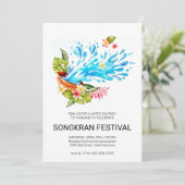 Invitation du Festival de Songkran en Thaïlande (Debout devant)