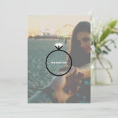 Invitation du fiançailles (Debout devant)