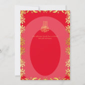 Invitation du Fiançailles de photo Mariage de phot (Dos)