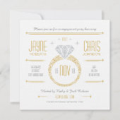 Invitation du Fiançailles d'or (Devant)