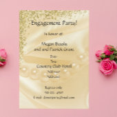 Invitation du Fiançailles d'or précoce