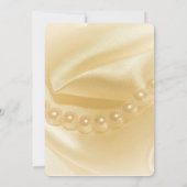 Invitation du Fiançailles d'or précoce (Dos)