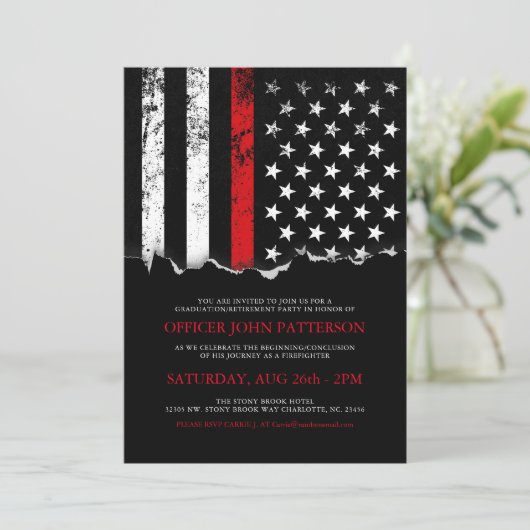 Invitation du Flag American Style Firefighter (Debout devant)
