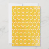 Invitation du Fleur sauvage d'abeilles rustique af (Dos)