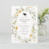 Invitation du fleur sauvage Graduation Party (Debout devant)