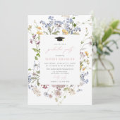 Invitation du fleur sauvage Graduation Party (Debout devant)