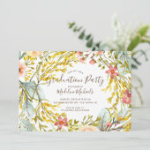 Invitation du fleur sauvage Graduation Party (Debout devant)