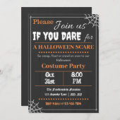 Invitation du Font-astic Halloween Party (Devant / Derrière)