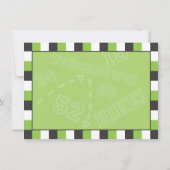 Invitation du Football Party (Dos)