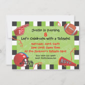 Invitation du Football Party (Devant)