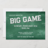 Invitation du Football Party (Devant)