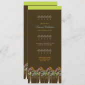 Invitation du Four Seasons Trees Forest Dinner Par (Devant / Derrière)