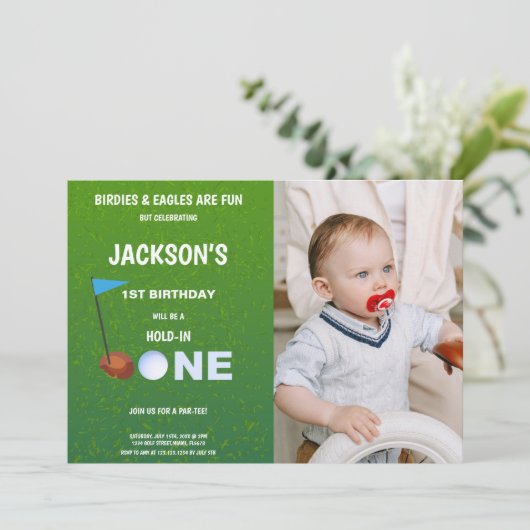 Invitation du Fun Custom Golf Party (Debout devant)