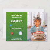 Invitation du Fun Golf Party (Devant)