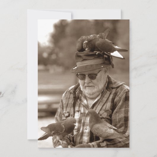 Invitation du Fun Pigeons Roost Man Retirement Par (Devant)