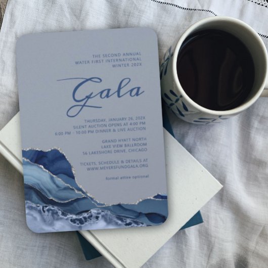 Invitation du gala Ocean Agate